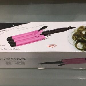 3 triple barrel ceramic hair curling iron